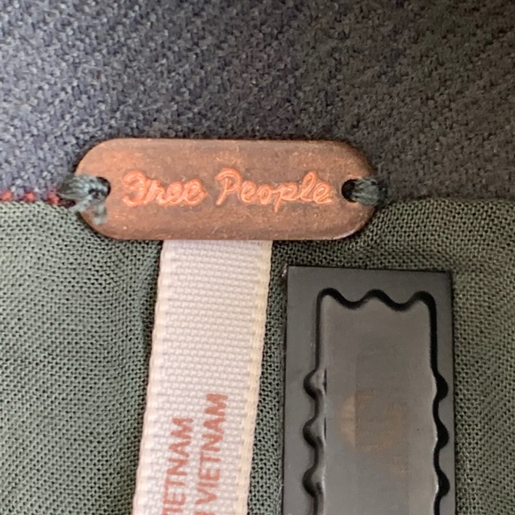 ♦️SOLD♦️Free People Tessa Plaid Faux Wrap Mini Ski - Picture 10 of 13